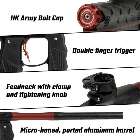 HK Army Empire Mini GS Electronic Paintball Marker (Black/Red) in Saudi Arabia