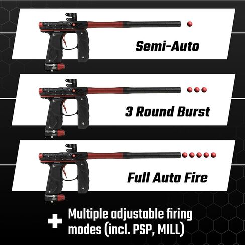 HK Army Empire Mini GS Electronic Paintball Marker (Black/Red) in Saudi Arabia