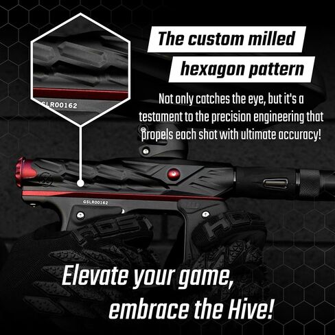 HK Army Empire Mini GS Electronic Paintball Marker (Black/Red) in Saudi Arabia