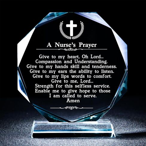 Perfect Gifts for Nurse Practitioners and Nursing School Students - Nurse's Prayer Plaque 5.1x5.7 inch: Express Your Appreciation with Thoughtful Nurse Gifts in Saudi Arabia
