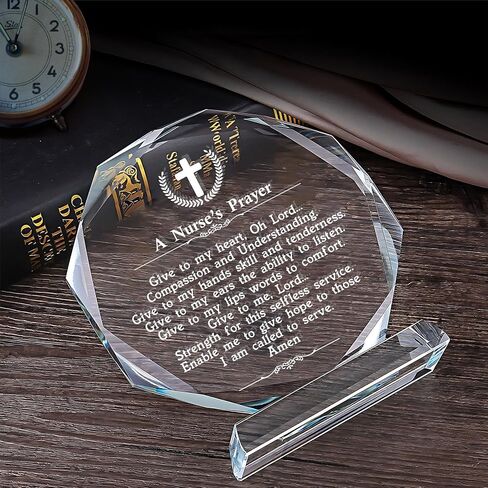 Perfect Gifts for Nurse Practitioners and Nursing School Students - Nurse's Prayer Plaque 5.1x5.7 inch: Express Your Appreciation with Thoughtful Nurse Gifts in Saudi Arabia