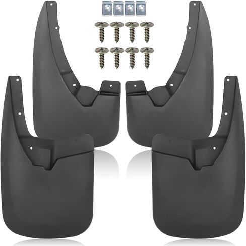 TeukRiGa Mud Flaps for Dodge Ram1500,4PCS Front & Rear Mud Guards, Splash Guard Compatible with Dodge Ram1500 2010-2018 in Saudi Arabia