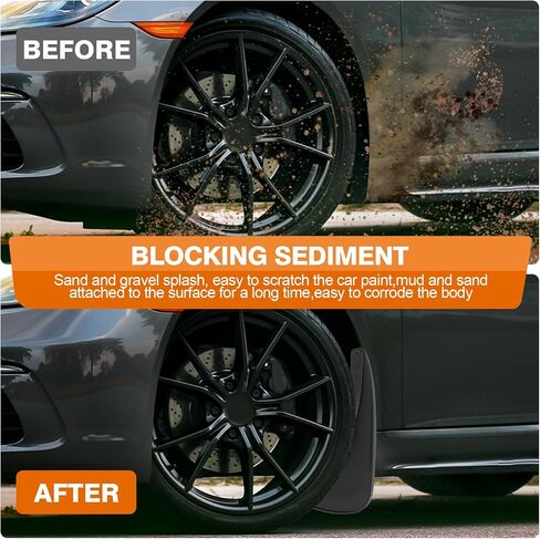 TeukRiGa Mud Flaps for Dodge Ram1500,4PCS Front & Rear Mud Guards, Splash Guard Compatible with Dodge Ram1500 2010-2018 in Saudi Arabia