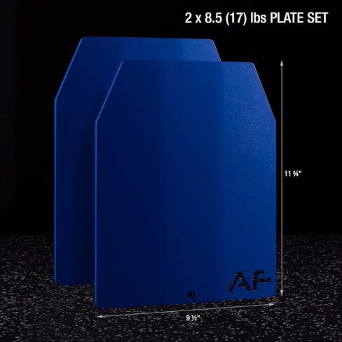 Weight Vest Plates for Tactical Weighted Vests – WODs, Workout, Strength and Endurance Training, Running – 3D Curved Ergonomic Design – Available 7LB/11LB/17LB/27LB in Saudi Arabia
