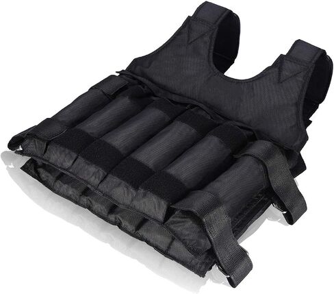 Adjustable Weighted Vest, 44lbs/110lbs Breathable Exercise Training Jogging Fitness Workout Boxing Weighted Vest Jacket for Men Women Sports in Saudi Arabia