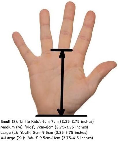 مقابض الجمباز من بالميز، مقابض للجمباز، مقابض جلدية ناعمة متعددة الأغراض مع فتحات أصابع قابلة للتعديل، رفع الأثقال، جرس كيتل بيل، تدريبات متقاطعة للأطفال والشباب in Kuwait