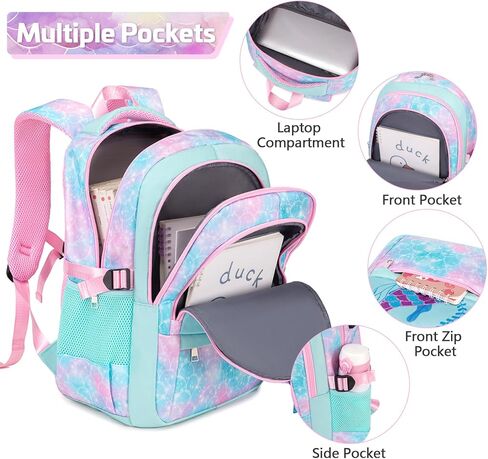 حقيبة ظهر للأولاد - حقيبة ظهر للأولاد مكونة من 3 قطع مع صندوق غداء وحقيبة أقلام - حقائب ظهر مدرسية للأولاد والأطفال والمدرسة الابتدائية وحقيبة كتب جامعية للطلاب المراهقين (أبيض) in Kuwait