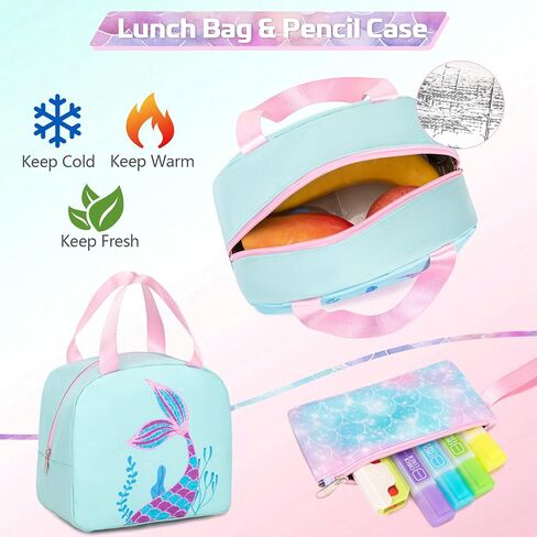 حقيبة ظهر للأولاد - حقيبة ظهر للأولاد مكونة من 3 قطع مع صندوق غداء وحقيبة أقلام - حقائب ظهر مدرسية للأولاد والأطفال والمدرسة الابتدائية وحقيبة كتب جامعية للطلاب المراهقين (أبيض) in Kuwait