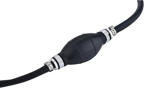 مجموعة خط الوقود البحري، خرطوم خط غاز الوقود العالمي 5/16 بوصة 8 مم لجرارات القوارب البحرية الخارجية، وتجميع وقود القوافل، لمبة تمهيدية متعددة الطبقات منخفضة النفاذ 6.8FT in Kuwait