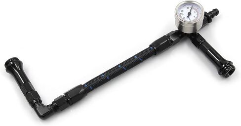 مجموعة خط تغذية الوقود من سبائك الألومنيوم من Goldzhi مع مقياس الضغط لسلسلة Holley 4150 7/8"-20 خيط in Kuwait