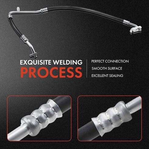 مجموعة خرطوم تفريغ تكييف الهواء A-Premium متوافقة مع Kenworth C500 C540 C550 K100 K100E K130 K150 K220 K270 K300 K370 L700 T170 T2000 T270 T300 T370 T400 T450، ضاغط إلى مكثف in Saudi Arabia