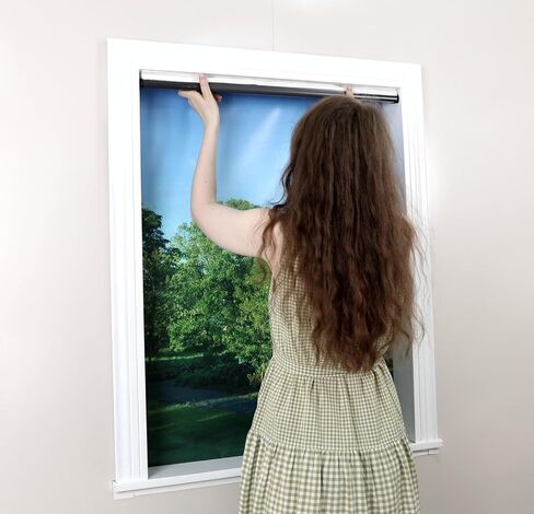 ECFAC Easy Up & Down Cordless Pleated Window Shades, Light Filtering Fabric Window Blinds, 36''W x 64''H (Fits Window Width30''-36''), Easy Trimming & Installing (Coffee, 36''W x 64''H, 1-Pack) in Saudi Arabia