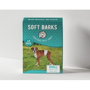 Disposable Male Wrap Dog Diapers Dog Wraps, Super Absorbent Leak-Proof Fit, 48 Count (Small)