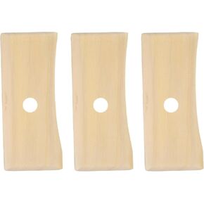 HARFINGTON 2pcs Pottery Ribs 12.7cm x 5.5cm Wooden Clay Ceramic Sculpting Tools for Finishing Shaping and Smoothing Removing Finger Marks
