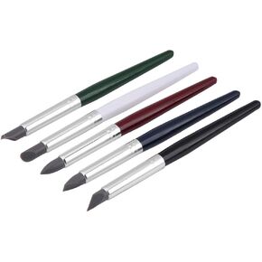5Pcs Silicone Color Shapers Clay Sculpture Tools for Clay Pottery Sculpture, Polymer Modeling, Ceramic Craft, Baking DIY(#2)