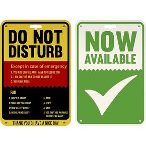 At-Home Do Not Disturb Sign Funny Privacy for the Office Cubicle Desk or Personal Room Door Sign in Saudi Arabia