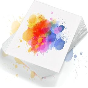 60 Sheets Cotton Watercolor Paper Bulk,11" x 14" 140 lb/300 GSM Cold Press Water Color Paper White Paint Paper Suitable for Kids Adult Watercolor Drawing