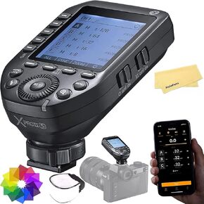 GODOX XProII-N TTL Wireless Flash Trigger for Nikon Cameras,2.4G 1/8000s HSS,Built-in Bluetooth for Smartphone APP Control,TTL Convert-Manual TCM Function,Quick Release Lock Hotshoe,Large LCD Screen in Saudi Arabia
