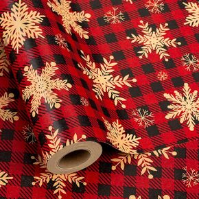 MAYPLUSS Green Kraft Christmas Wrapping Paper - 17Inch X 33Feet - Recyclable Festival Holiday Winter Woodland Matte Green Christmas Tree Kraft Gift Wrap Paper for Christmas, Party Decor, Celebration