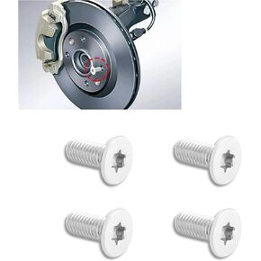 8PCS Brake Rotor Screw Replacement OEM#11609271,Stainless Steel Brake Parts Compatible with Buick Enclave,Chevrolet Suburban Silverado,Standard Auto Parts Brake Rotor Retaining Screw
