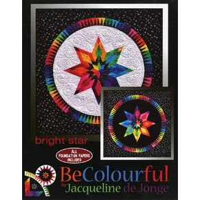 Bright Star Paper Pieced Quilt Pattern by Jacqueline de Jong