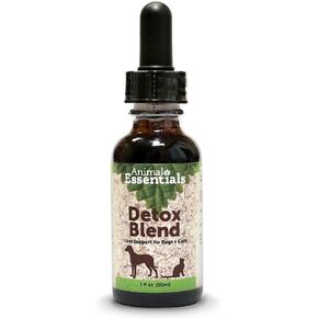 Animal Essentials Detox Blend - Liver Support for Dogs & Cats, Herbal Liver Supplement, Veterinarian Recommended Animal Wellness Tonics - 2 Fl Oz