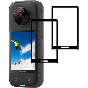 ULBTER Screen Protector for Insta360 ONE X3 360 Camera + Mini Storage Case Bag Waterproof 0.3mm 9H Hardness Tempered Glass [1+2 Pack]