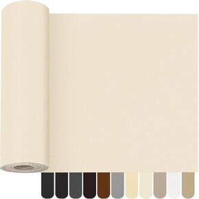 OcePor Self Adhesive Leather Repair Patch, 36 x 90 inch Leather Repair Tape, Leather Patches for Furniture, Vinyl Leather Repair Kit for Couches, Boat Seats, Furniture, Cars(Black)