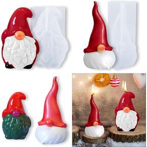 Christmas Tree Candle Mold, white