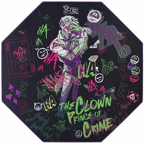 DC Comics Joker - Non-Slip Gamer Floor Mat for Gaming Chairs and Office Chairs - 39' x 39'