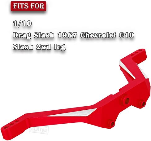 RC Aluminum Front Shock Vertical Relocator Upgrades Part for 1/10 Drag Slash 1967 Chevrolet C10 Slash 2wd lcg,Front Shock Vertical Relocator Hops up,Titanium in Saudi Arabia