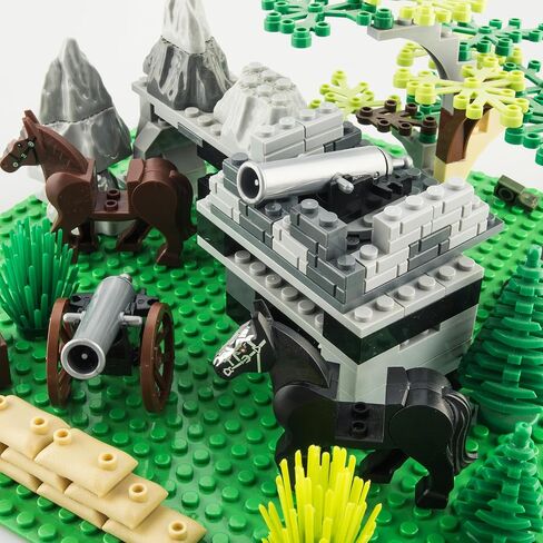 Weapons Pack Military Medieval Warfare Cannon Toy Soldiers Figures Toy Set Minifigure Compatible with Major Brands, 3 Years Old and up in Saudi Arabia