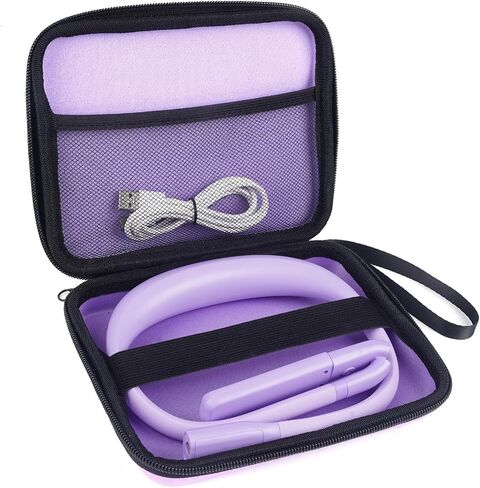 Storage Case for EastPin Neck Light (Case Only), Zipper Carring Box with Organizer Pouch for Cable, Glasses, Reading Accessories Book Page Holder Bookmarks and Craft Knitting Crochet Sewing Supplies in Saudi Arabia
