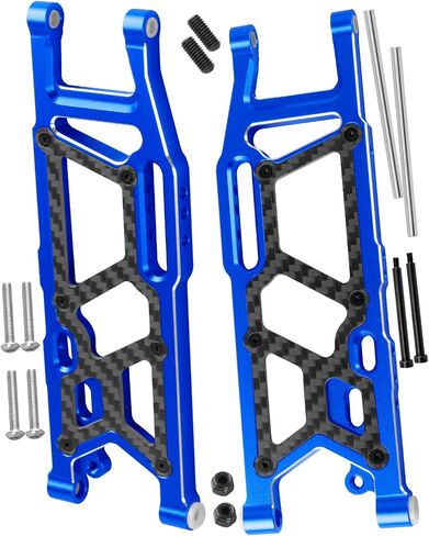 RC Rear Suspension Arms Upgrades Part for 1/8 Kraton (V4&V5)/Outcast/Notorious/Talion 6S BLX,1/7 Fireteam/Big Rock 6S BLX,Alloy Aluminium Rear Suspension Arms A Arms,2pcs,Navy Blue in Saudi Arabia