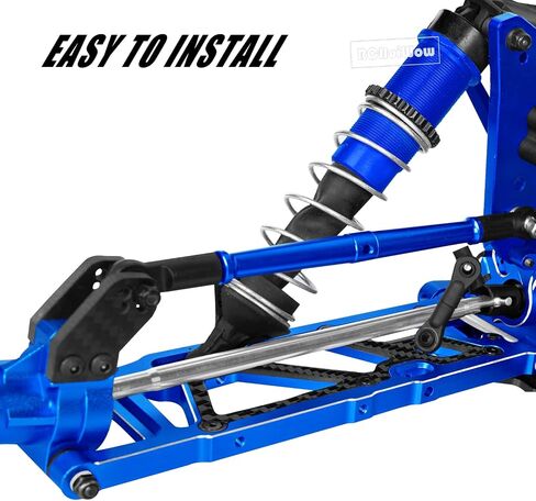 RC Rear Suspension Arms Upgrades Part for 1/8 Kraton (V4&V5)/Outcast/Notorious/Talion 6S BLX,1/7 Fireteam/Big Rock 6S BLX,Alloy Aluminium Rear Suspension Arms A Arms,2pcs,Navy Blue in Saudi Arabia