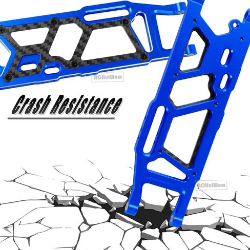 RC Rear Suspension Arms Upgrades Part for 1/8 Kraton (V4&V5)/Outcast/Notorious/Talion 6S BLX,1/7 Fireteam/Big Rock 6S BLX,Alloy Aluminium Rear Suspension Arms A Arms,2pcs,Navy Blue in Saudi Arabia