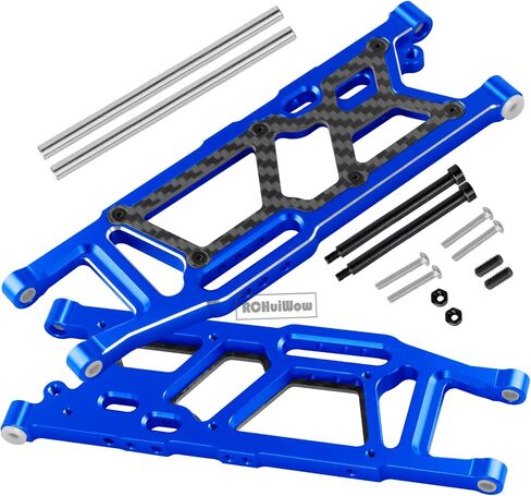 RC Rear Suspension Arms Upgrades Part for 1/8 Kraton (V4&V5)/Outcast/Notorious/Talion 6S BLX,1/7 Fireteam/Big Rock 6S BLX,Alloy Aluminium Rear Suspension Arms A Arms,2pcs,Navy Blue in Saudi Arabia