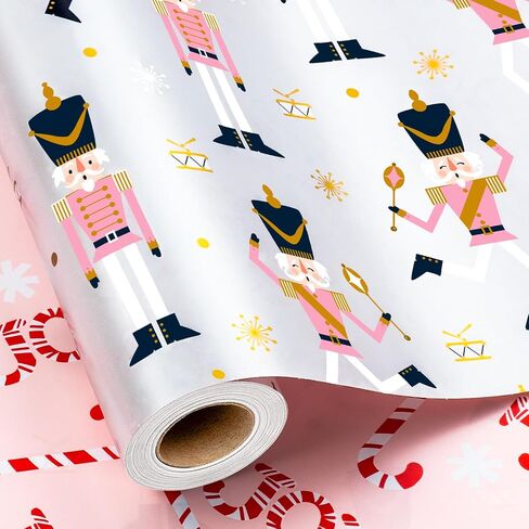 Yarcony Christmas Wrapping Paper Roll - 17Inch x 33Feet - Modern Green Christmas Tree Wrapping Paper with Minimalist Design, Metalic Foil Gift Wrap Paper for Chiristmas, Party, Birthday, Holiday in Kuwait