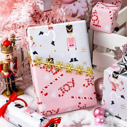 Yarcony Christmas Wrapping Paper Roll - 17Inch x 33Feet - Modern Green Christmas Tree Wrapping Paper with Minimalist Design, Metalic Foil Gift Wrap Paper for Chiristmas, Party, Birthday, Holiday in Kuwait