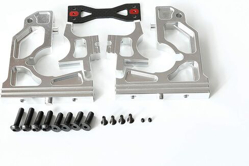 دعامة علبة تروس تفاضلية أمامية وخلفية من الألومنيوم باستخدام الحاسب الآلي لسيارة 1:5 RC 1/5 LOSI DBXL/DBXL-E V1.0 جزء ترقية MTXL (أحمر) in Kuwait