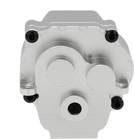 MEUS RACING TRX4M Transmission Case Gearbox Housing for Traxxas TRX4M Defender/Bronco/K10/F150 1/18 RC Crawler Upgrades Parts, Silver in Saudi Arabia