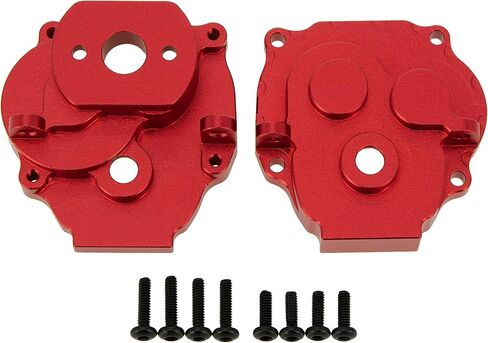MEUS RACING TRX4M Transmission Case Gearbox Housing for Traxxas TRX4M Defender/Bronco/K10/F150 1/18 RC Crawler Upgrades Parts, Silver in Saudi Arabia