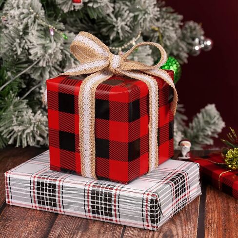 MAYPLUSS Green Kraft Christmas Wrapping Paper - 17Inch X 33Feet - Recyclable Festival Holiday Winter Woodland Matte Green Christmas Tree Kraft Gift Wrap Paper for Christmas, Party Decor, Celebration in Kuwait