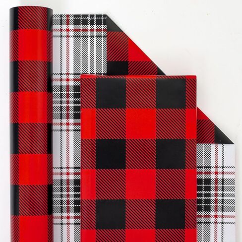 MAYPLUSS Green Kraft Christmas Wrapping Paper - 17Inch X 33Feet - Recyclable Festival Holiday Winter Woodland Matte Green Christmas Tree Kraft Gift Wrap Paper for Christmas, Party Decor, Celebration in Kuwait