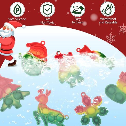 Kids Easter Basket Stuffers,12 Pcs Easter Fidget Toys for Easter Egg Fillers,Bulk Sensory Keychain Set,Easter Egg Hunt,Party Favors,Goodie Bag Stuffers,Classroom Prize for Toddler Boy Girls Teens in Kuwait