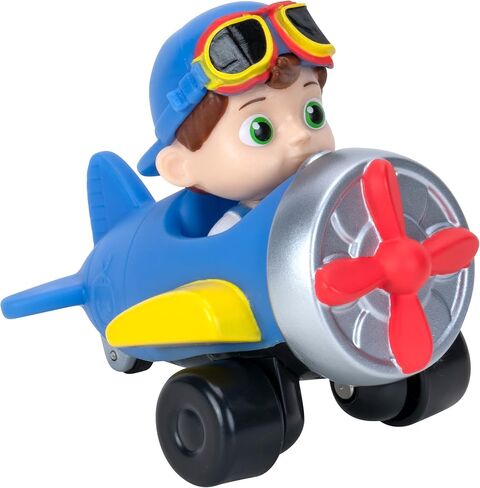 CoComelon Plane Mini Vehicle - Features Tomtom Wearing Aviator Glasses - Mini Toy Vehicles - Fun, Engaging Toy for Toddlers - More to Collect in Kuwait