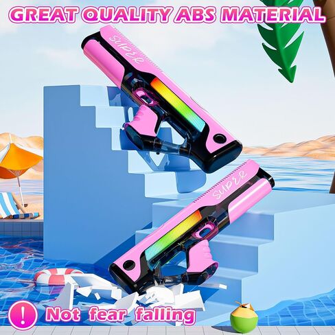 Electric Water Guns for Adults&Kids Age8-12,Toy for Kids 32FT Strong Squirt Gun,Automatic Water Absorption,Battery Powered Auto Reload Gun,Summer Beach Pool Backyard Party Outdoor Toys in Saudi Arabia