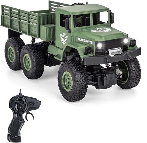 OBEST Military Truck 2.4Ghz Off-Road Remote Control Car RC 4WD Truck for ATVs, Children's Day Ideal Gift for Boys (Green) in Saudi Arabia