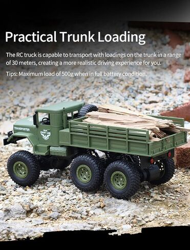 OBEST Military Truck 2.4Ghz Off-Road Remote Control Car RC 4WD Truck for ATVs, Children's Day Ideal Gift for Boys (Green) in Saudi Arabia