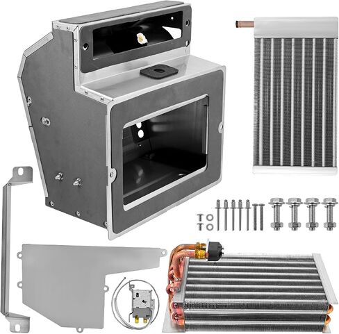 F31-1036-1 F31-10361 صندوق سخان من الفولاذ المقاوم للصدأ مجموعة صندوق HVAC يتضمن جميع الأجزاء لـ Kenworth T600/T800/W900/W900B/W900L استبدال # F31-1036-1، F31-10361، F31-1064-11112 in Kuwait
